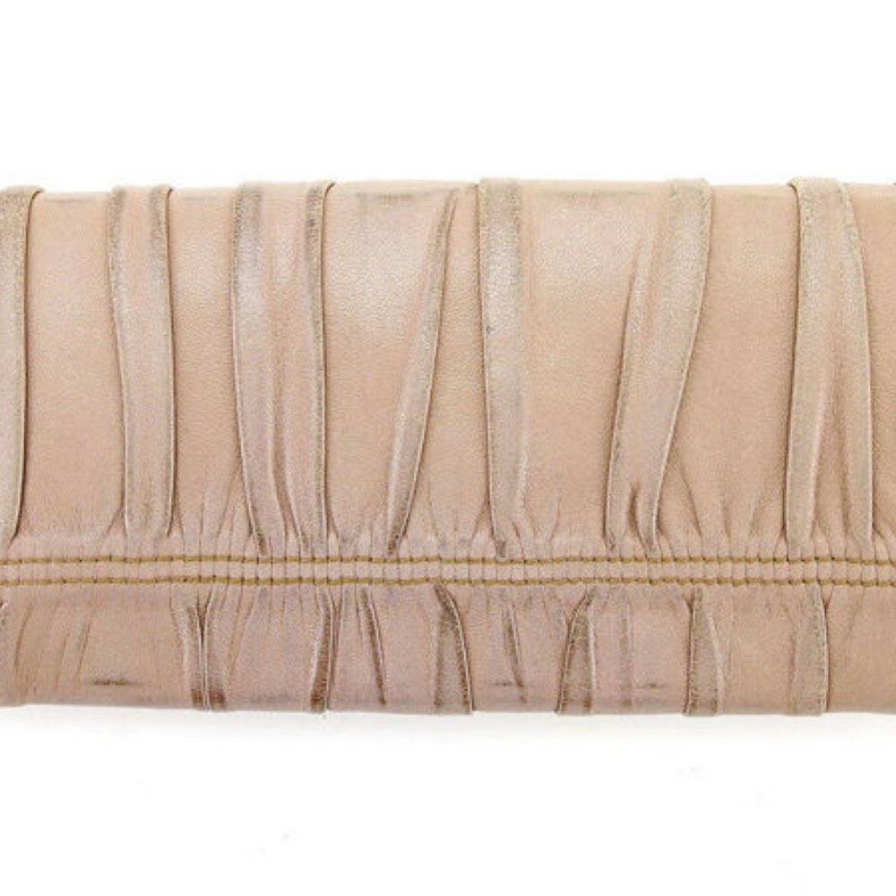 Prada Wallet Purse zipper wallet Beige Woman Authentic Used - Picture 2 of 6